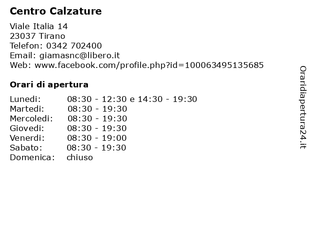 Centro deals calzature tirano